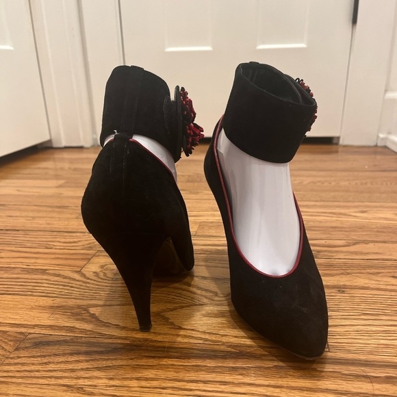 Antonio da Pescara Womens Stiletto Flamingo Shoes Size 8 Leather - Picture 4 of 9